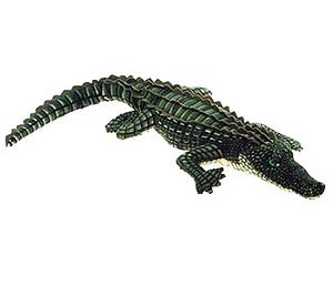 life size stuffed alligator