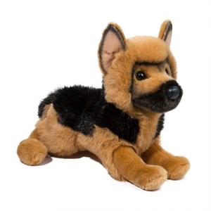 stuffed black german shepherd