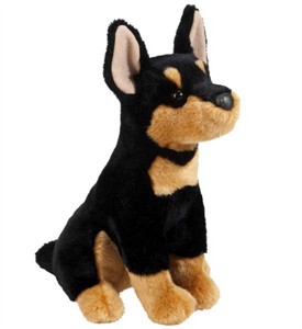 min pin stuffed animal plush by douglas