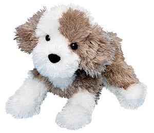 large old english sheepdog stuffed animal