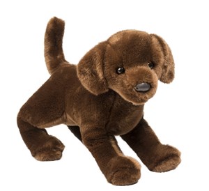 Plush Stuffed Chocolate Labrador Retriever